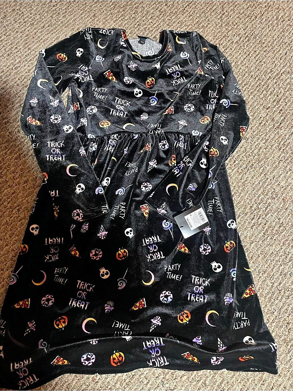 Halloween Print Dress